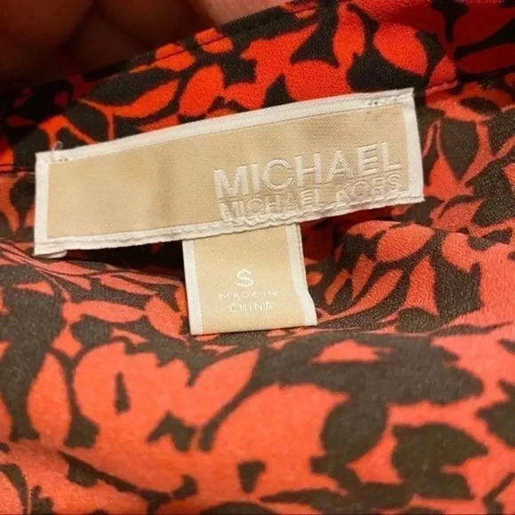 Michael Michael Kors red/black blouse - Picture 5 of 6